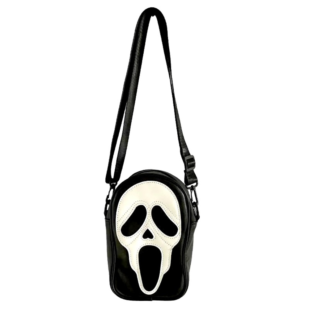 Ghost Face Scream Halloween Crossbody Bag - Picture 3 of 5